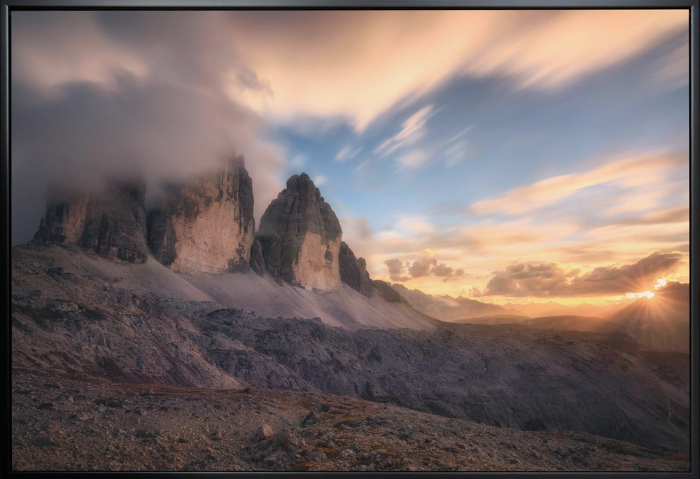 Artwork The Final Moment36X24inches- White Frame