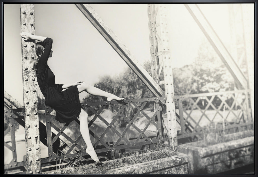 Artwork- the past-20X16inches-In White Floating Frame