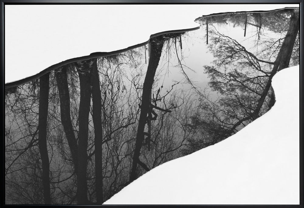 Artwork- Riverside-20X16inches-In White Floating Frame