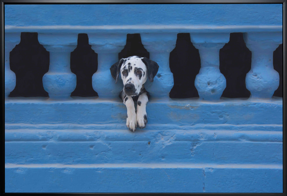 Artwork Centro Habana36X24inches- White Frame