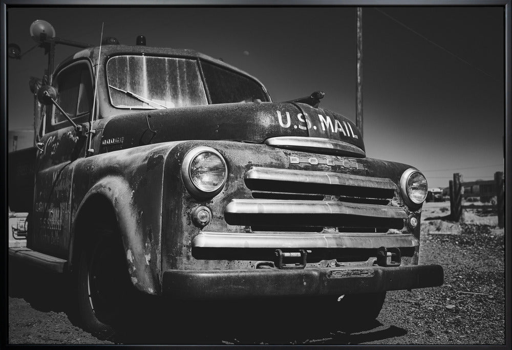 Artwork- Nas(ty)Car-20X16inches-In White Floating Frame