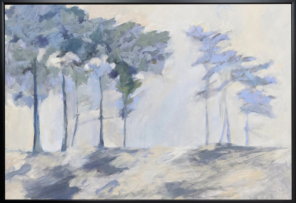 Artwork- Cypress-20X16inches-In White Floating Frame