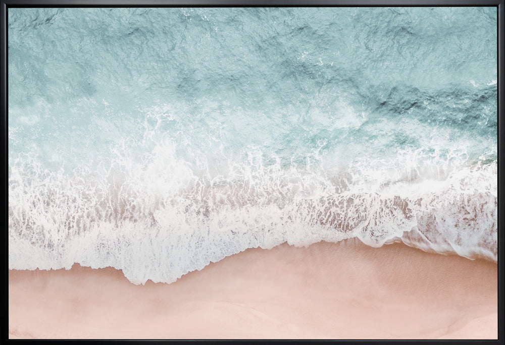 Artwork Beach Vibes III36X24inches- White Frame