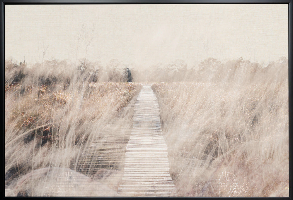 Artwork- Dreamy landscape-20X16inches-In White Floating Frame