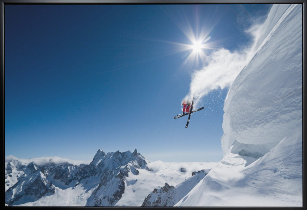 Artwork Higher36X24inches- White Frame