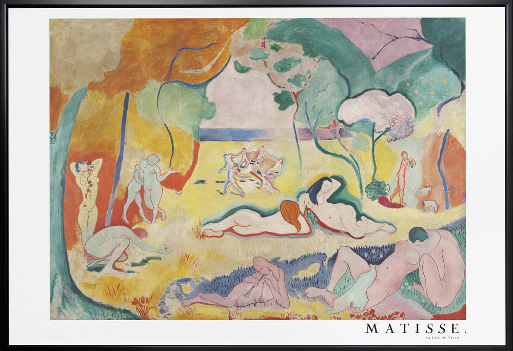 Artwork  La Joie De Vivre, With Boarder 20X16-inches