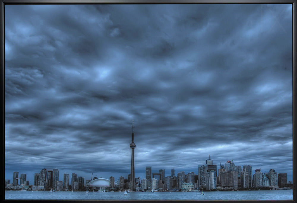 Toronto blue Wall Artwork Gallery Wrapped (Ready to Hang)
