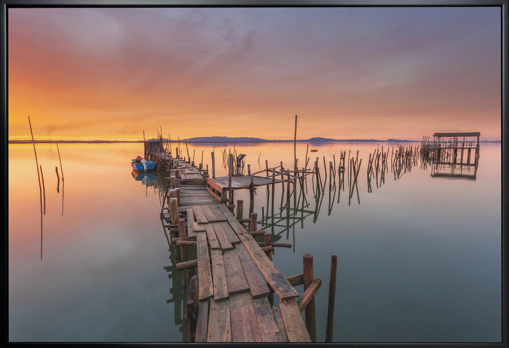 Artwork The last... Light36X24inches- White Frame