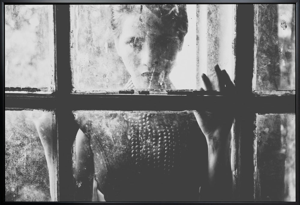 Artwork- Trapped-20X16inches-In White Floating Frame