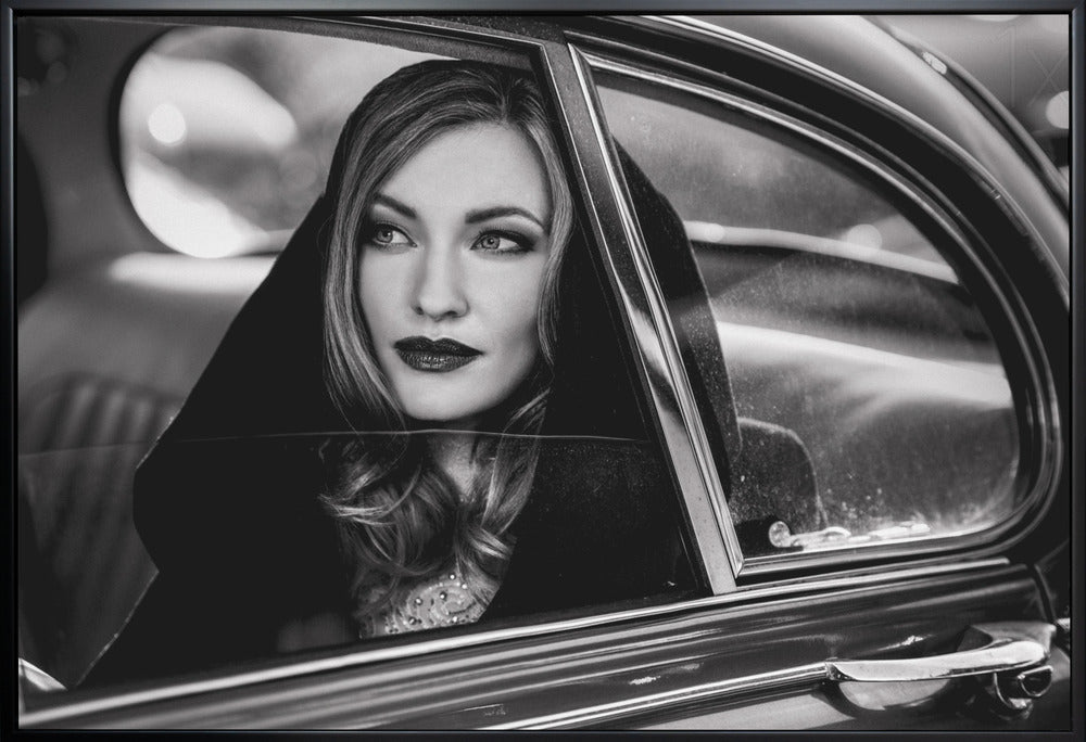 Artwork- Caught in a moment of absence...-20X16inches-In White Floating Frame