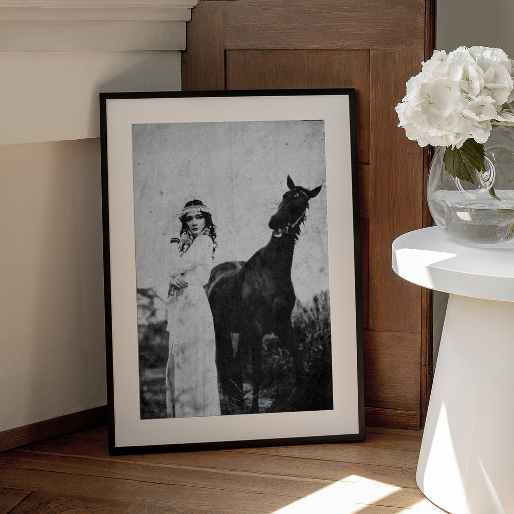 Artwork- napelu-16X20inches-In Black Floating Frame