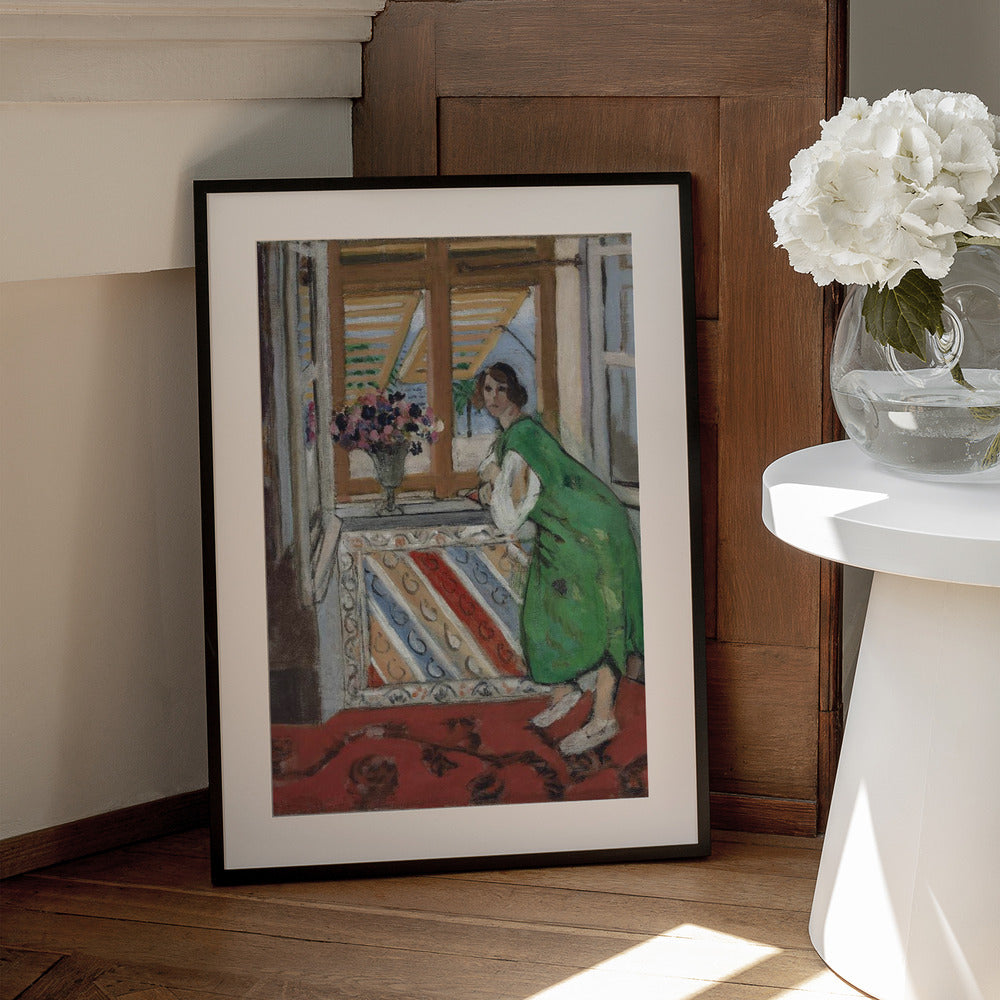 Artwork  Jeune Fille a La Mauresque Original 1943 24X36-inches