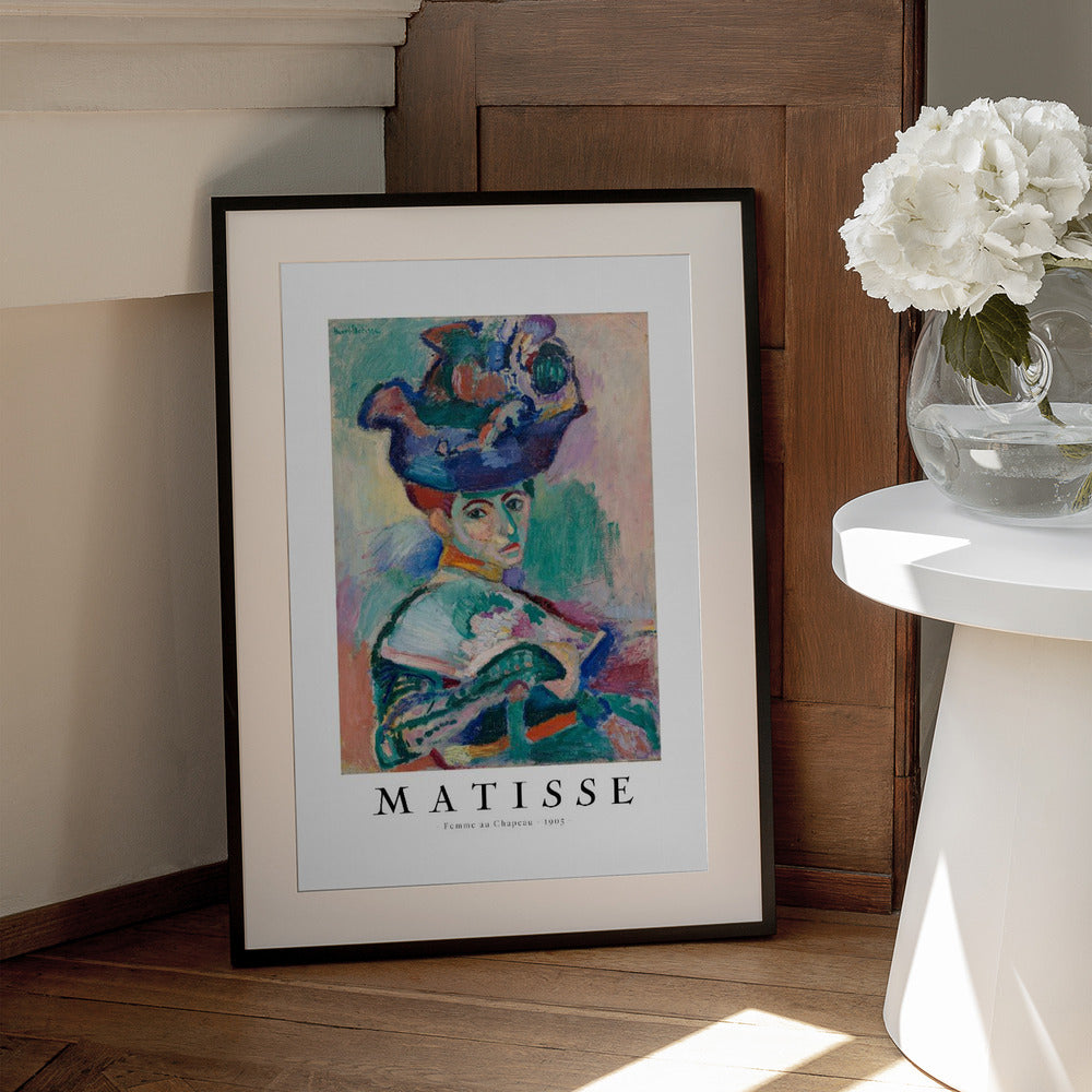 Artwork  Woman With Hat 1905 24X36-inches