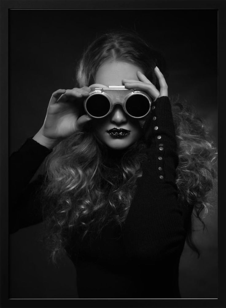 Artwork- VIKI-36X48inches-In White Floating Frame