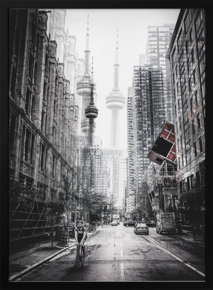 on the streets of Toronto Wall Artwork Gallery Wrapped (Ready to Hang)