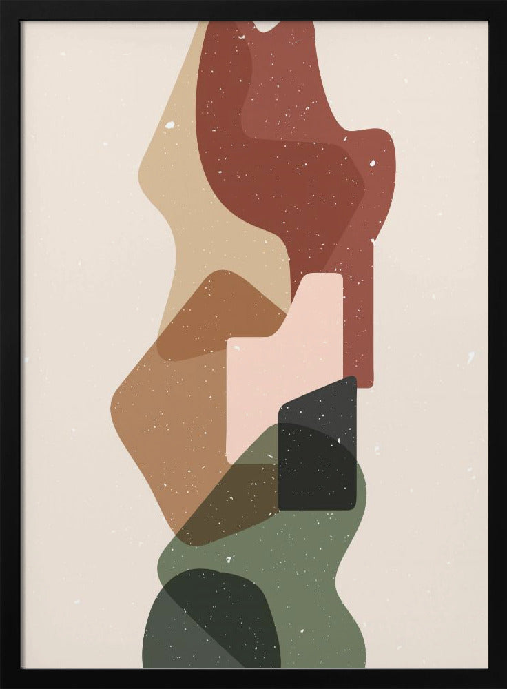 Abstract composition 12 Wall Artwork Gallery Wrapped (Ready to Hang)