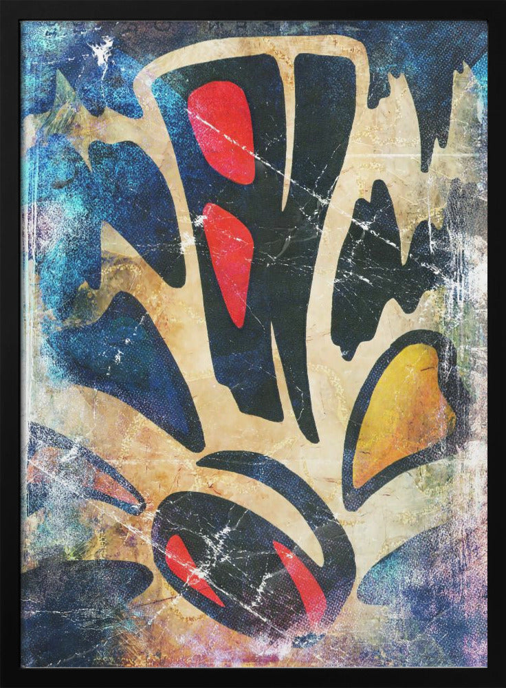 The abstraction Wall Artwork Gallery Wrapped (Ready to Hang)