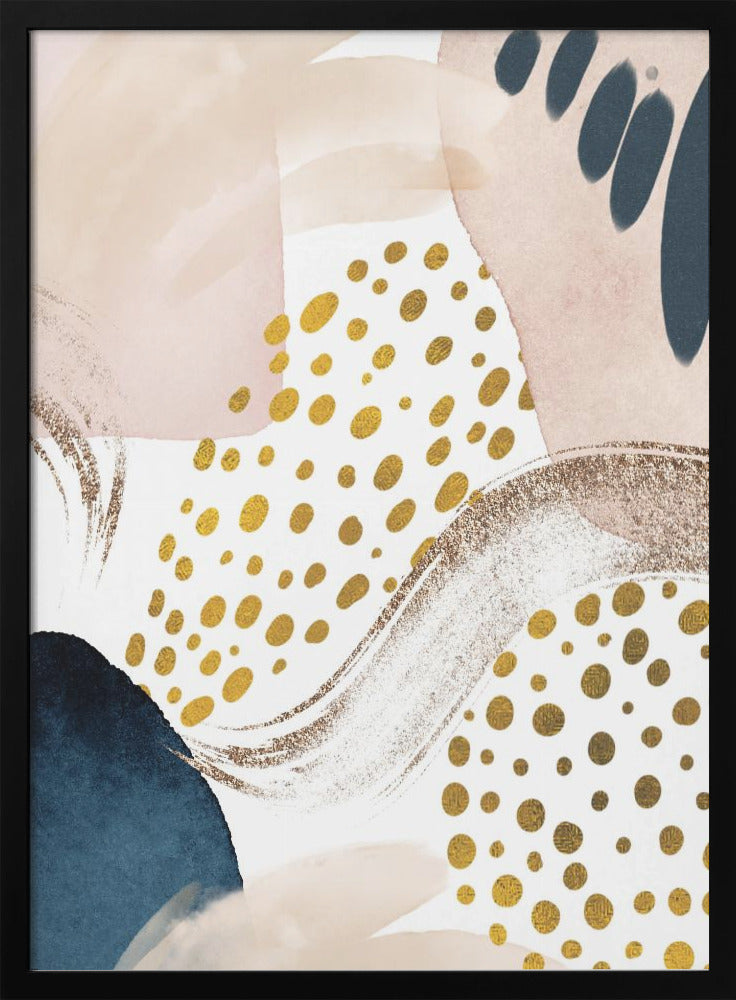 Smooth Abstract-3 Wall Artwork Gallery Wrapped (Ready to Hang)