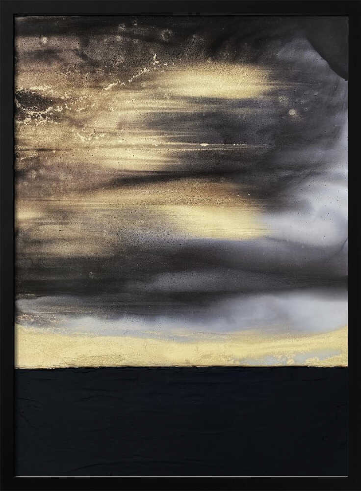Wall art Gold Noir
