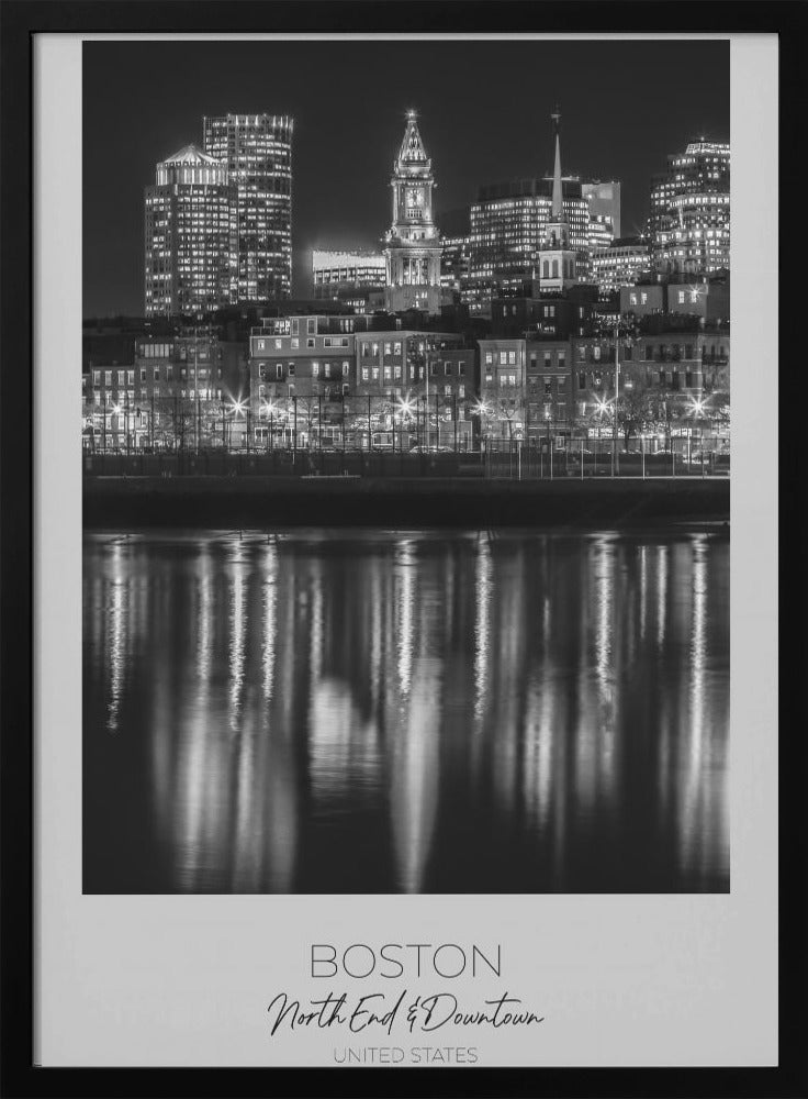 In focus: BOSTON Evening Skyline of North End