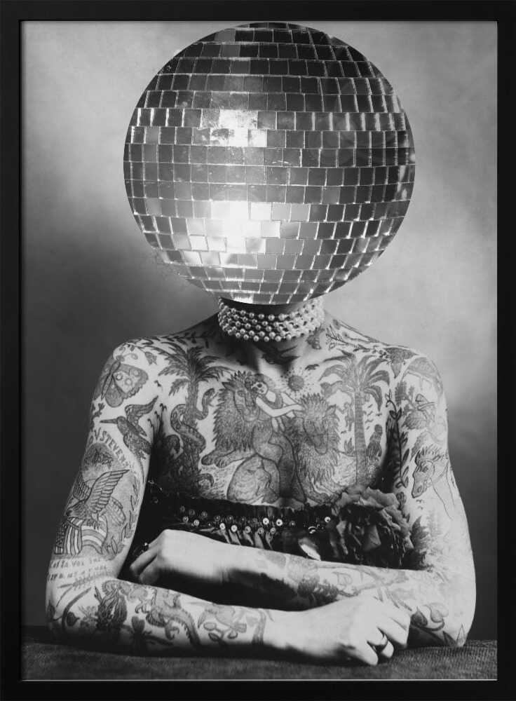 Wall art DISCO VINTAGE PORTRAIT
