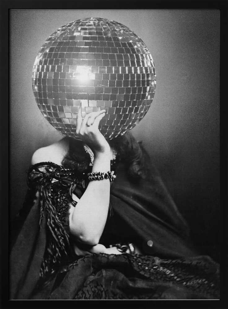 Wall art DISCO VINTAGE WOMAN