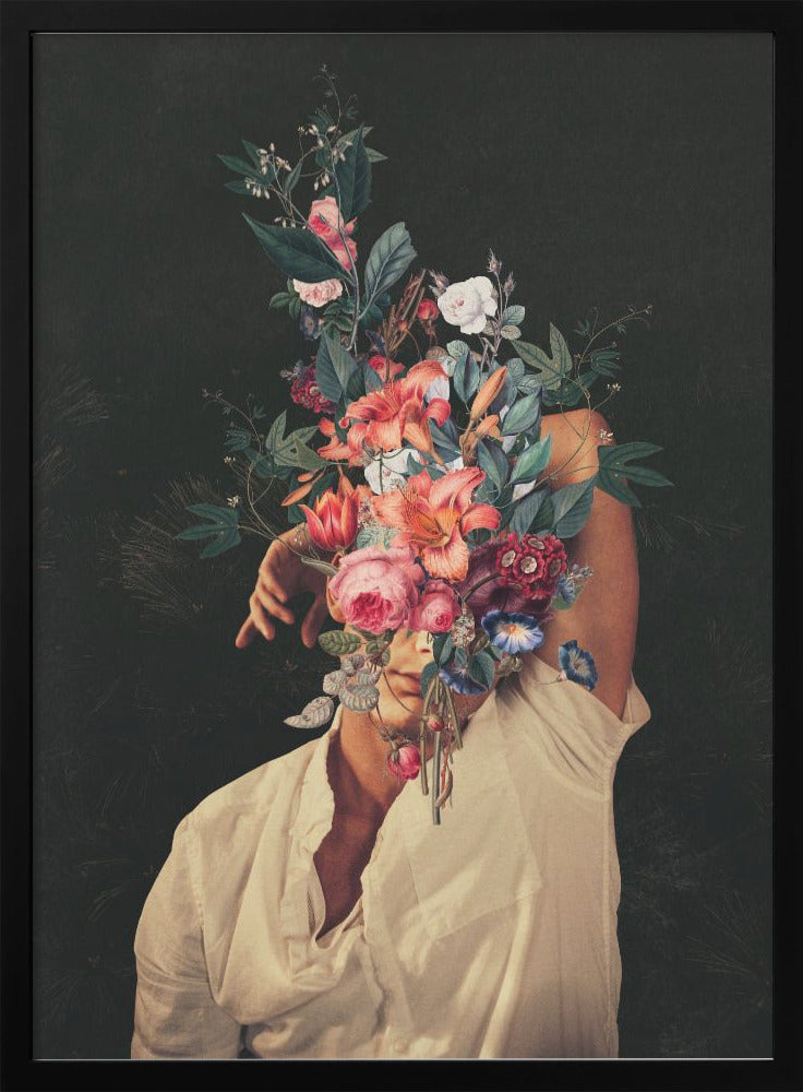 Roses Bloomed Everytime I Thought of You Wall Artwork Gallery Wrapped (Ready to Hang)