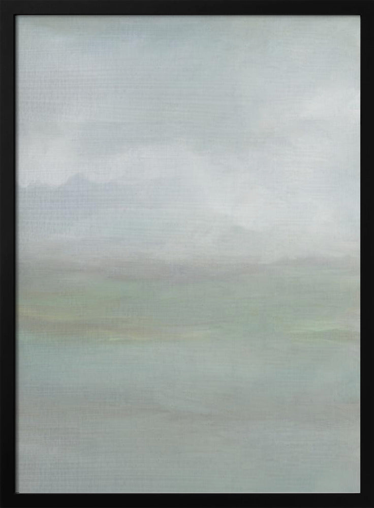 Artwork- Rough Seas Oil Panel  7-16X20inches-In White Floating Frame