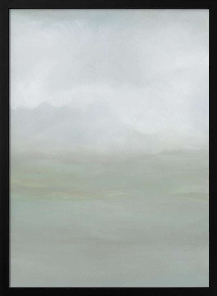 Artwork- Rough Seas Oil Panel  8-16X20inches-In White Floating Frame