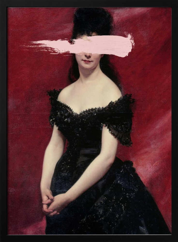 Wall art Blackdress3 Ratio2x3