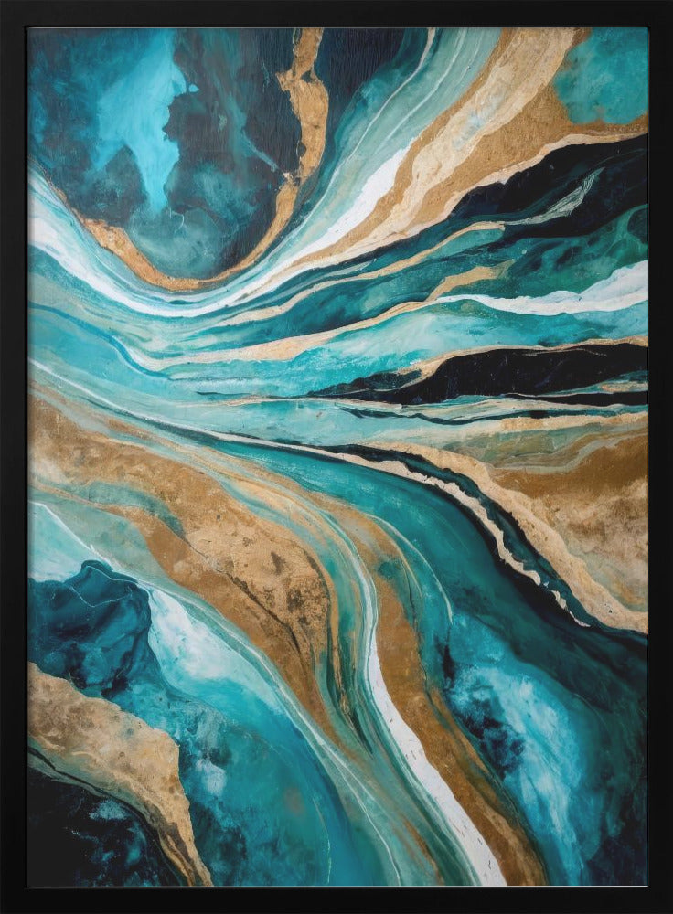 Wall art Flowing Through Time