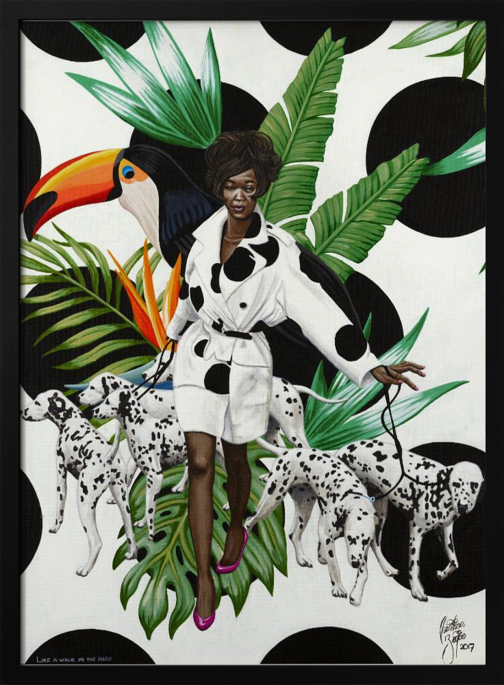 Artwork Like a Walk In the Park24X36inches- White Frame