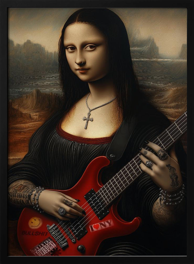 Lisa Revamped Wall Artwork In White Floating Frame