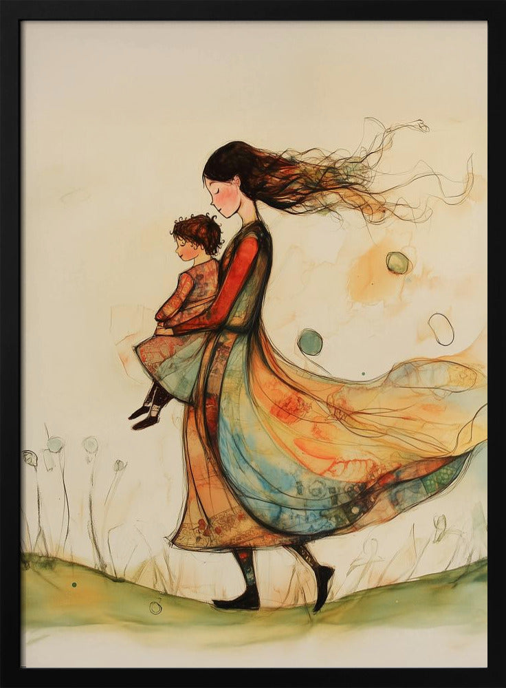 canvas prints Michelle24X36inches- White Frame