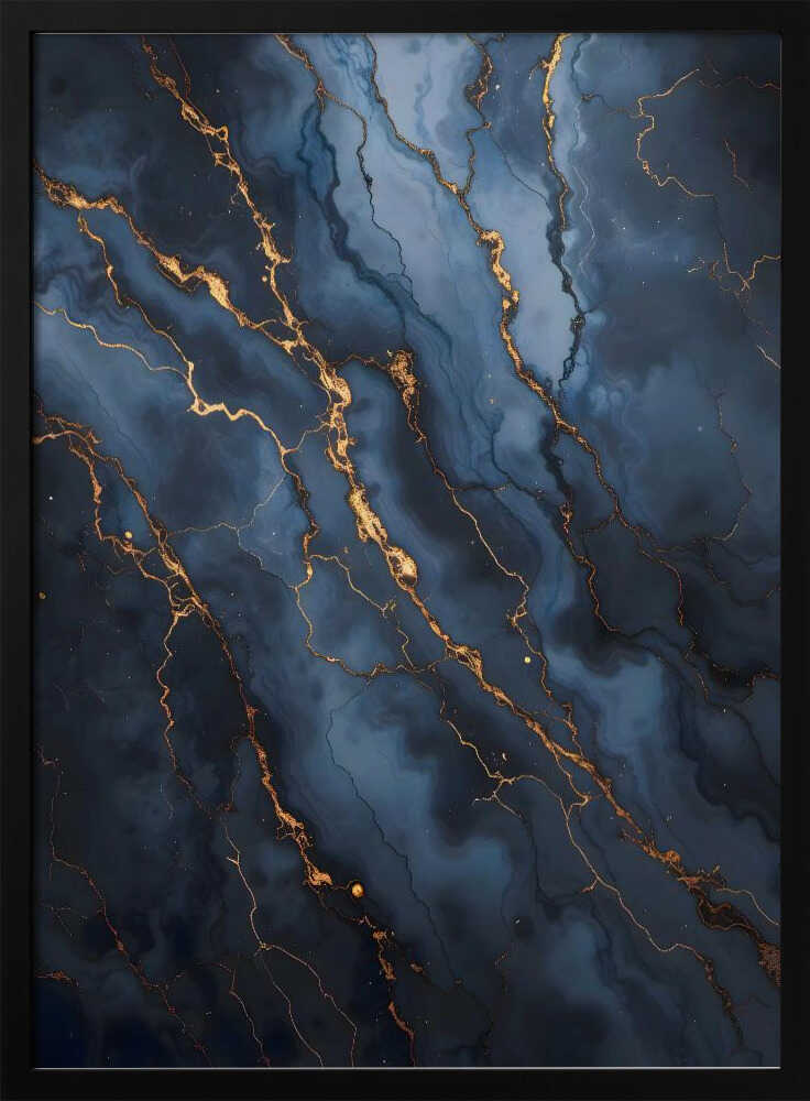 Wall art Blackout With Gold Vibes