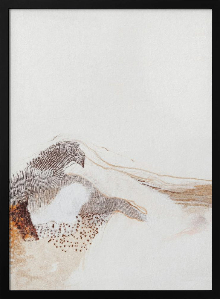 Artwork- Invisible world Iv-16X20inches-In White Floating Frame