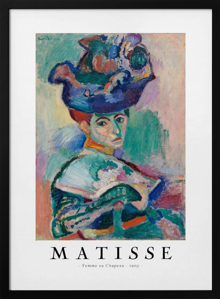 Artwork  Woman With Hat 1905 36X48-inches