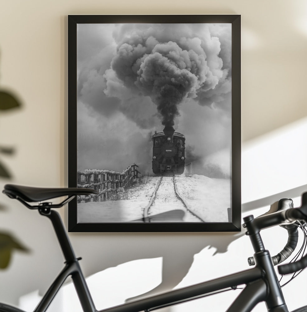 Artwork- Old train-inches-