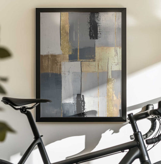 Wall art Golden Greys 3