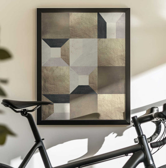 Wall art Geometric Gold Rhythm