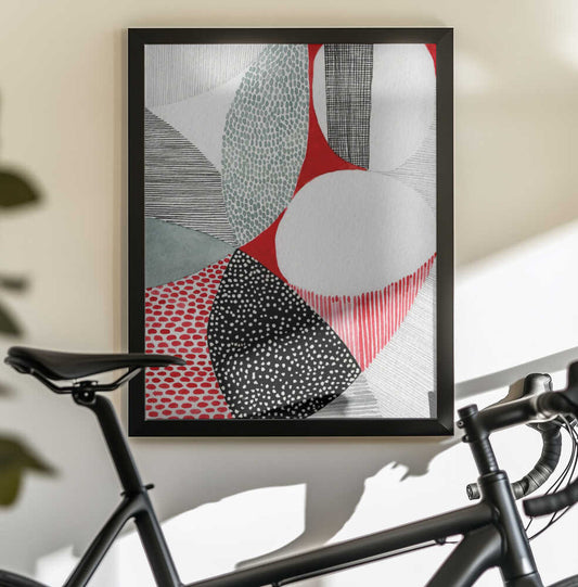 Wall art Geometric Patterns And Vivid Colors