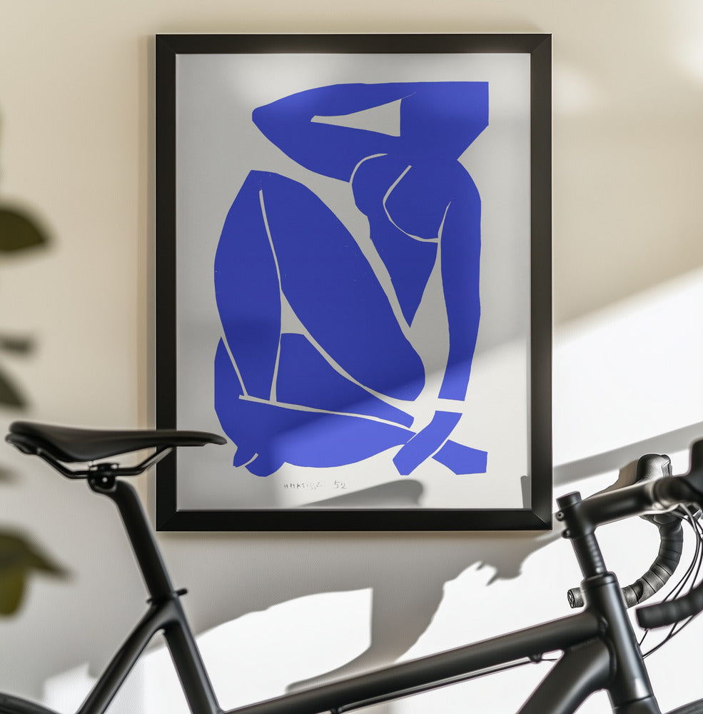 Artwork  Nudo Blu III 1952 16X20-inches