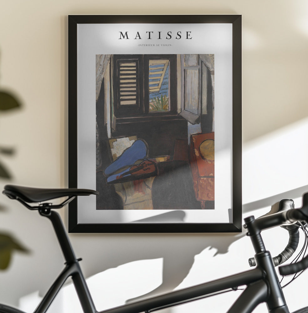 Artwork Intérieur Au Violon Matisse 16X20-inches