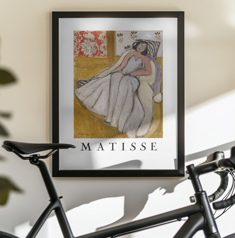 Artwork Jeune Femme à La Pelisse Blanche 16X20-inches