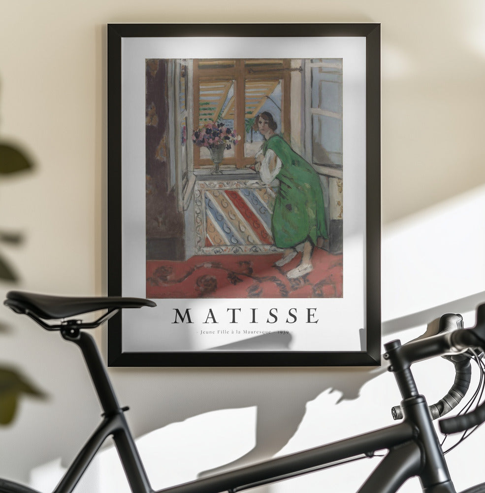 Artwork  Jeune Fille a La Mauresque 1940 16X20-inches