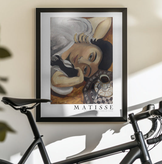 Artwork  Lorette Con Una Tazza Di Caffe 1916 Boarder 16X20-inches