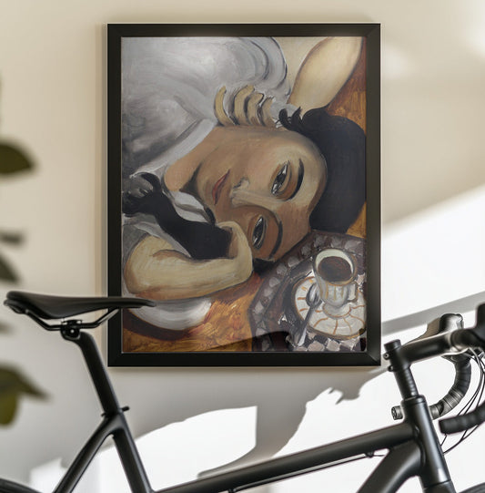 Artwork  Lorette Con Una Tazza Di Caffe 1916 16X20-inches