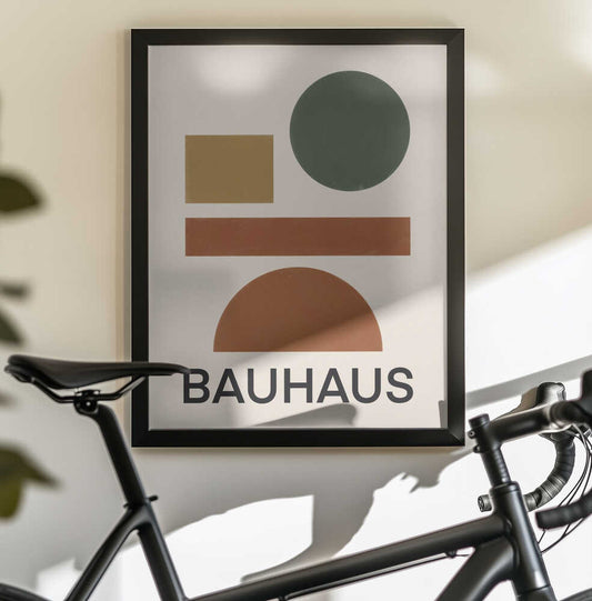 Wall art Bauhaus Geometric minimal 04