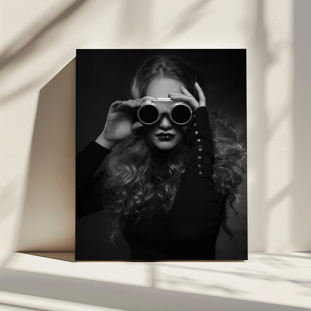 Artwork- VIKI-24X36inches-In Black Floating Frame