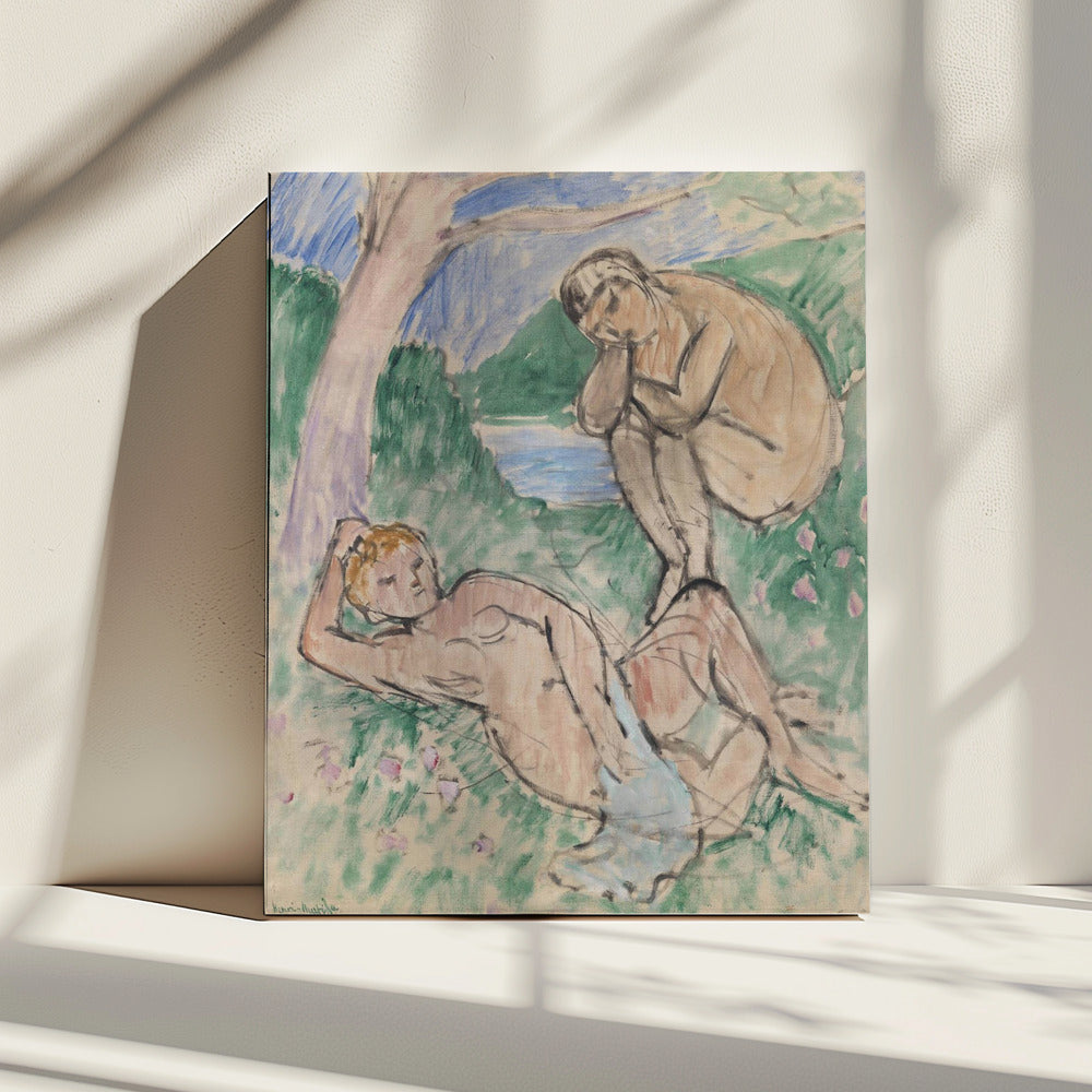 Artwork  Baigneurs 24X36-inches